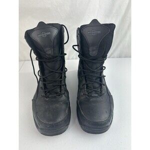 Interceptor Steel Toe Tactical Work Boots Mens 8.5 Black EMS Fire EUC ASTM F2413